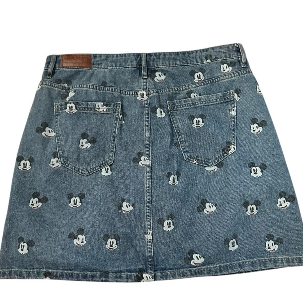 Disney Store Mickey Mouse Denim Skirt For Adults XL B - Picture 3 of 6